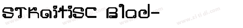 STKaitiSC Blod字体转换